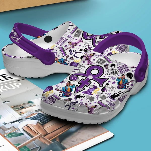 Prince Purple Rain Clogs