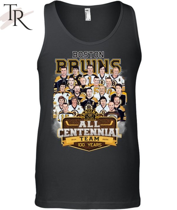 Boston Bruins All Centennial Team 100 Years 1924 – 2024 T-Shirt