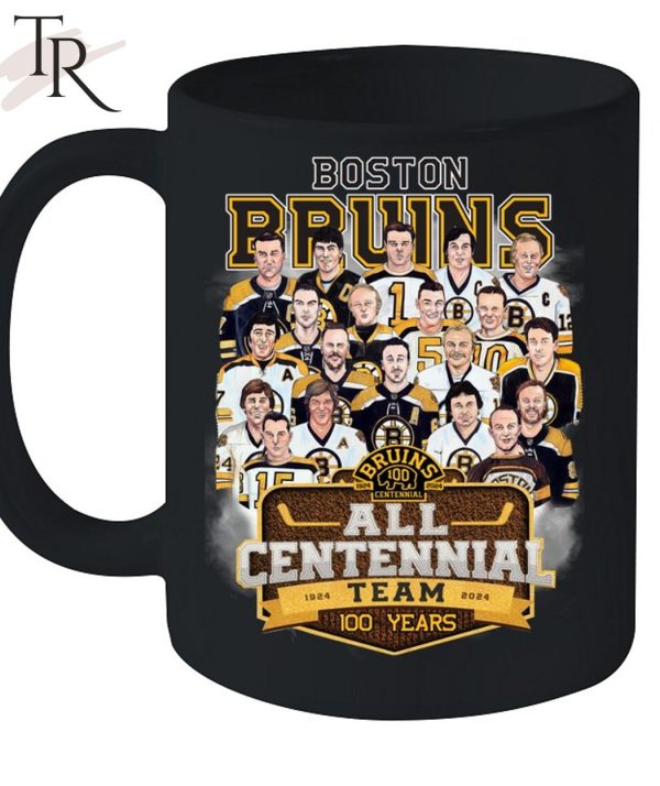 Boston Bruins All Centennial Team 100 Years 1924 – 2024 T-Shirt