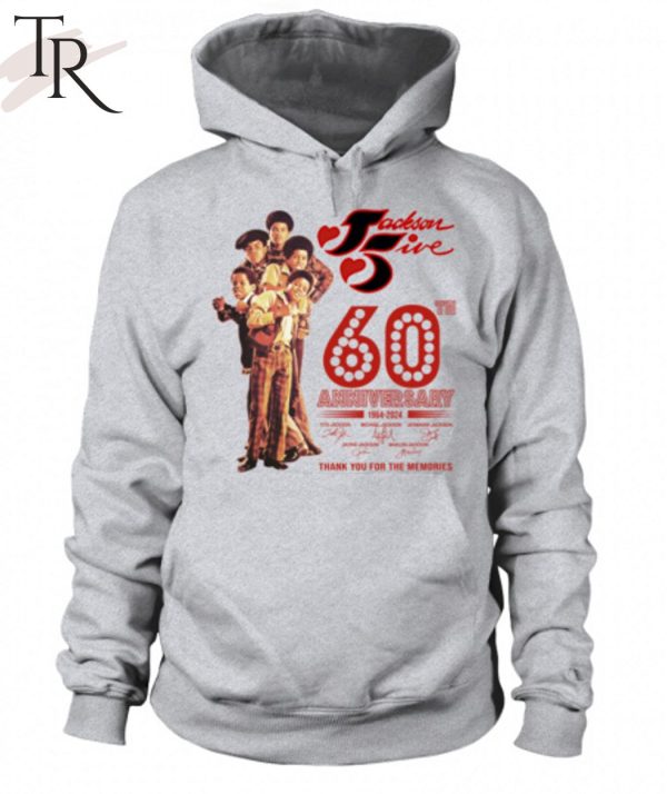 The Jackson 5 60th Anniversary 1964 – 2024 Thank You For The Memories T-Shirt