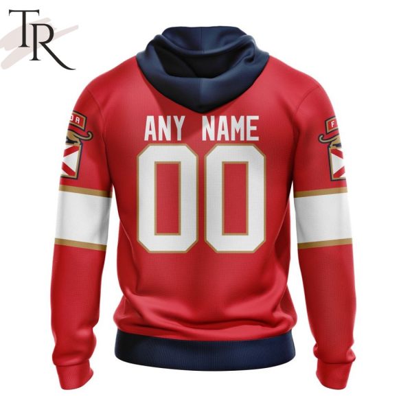 Florida Panthers Reverse Retro Kits Hoodie Custom Name Number Hockey Team  Hooded