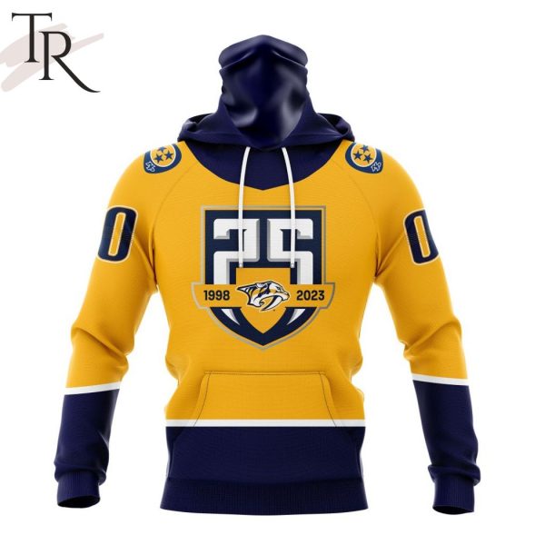 NHL Nashville Predators 2023 Home With 25th Anniversary Logo Hoodie