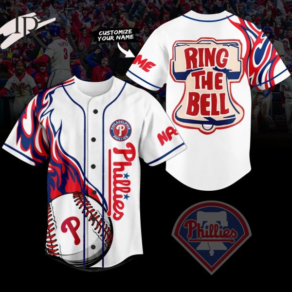 Personalized Philadelphia Phillies Ring The Bell Baseball Jersey