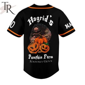 Personalized Rubeus Hagrid Pumpkin Farm Magically Grovn Baseball Jersey