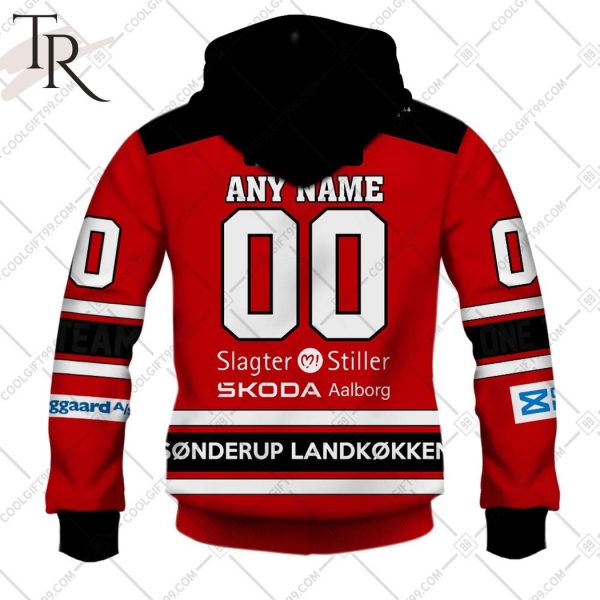 Personalized Metal Ligaen Aalborg Pirates Home Jersey 2324 Style Hoodie