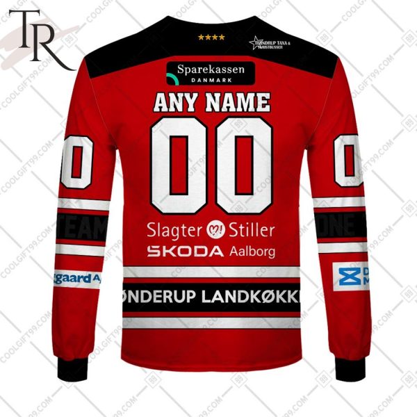 Personalized Metal Ligaen Aalborg Pirates Home Jersey 2324 Style Hoodie