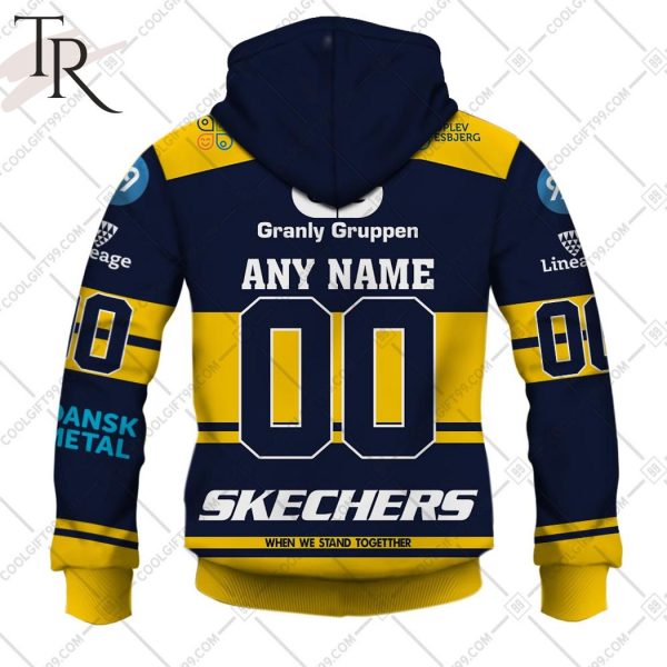 Personalized Metal Ligaen Esbjerg Energy Home Jersey 2324 Style Hoodie