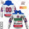 Personalized Metal Ligaen Herning Blue Fox Home Jersey 2324 Style Hoodie