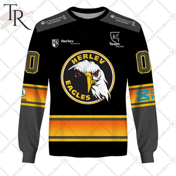 Personalized Metal Ligaen Herlev Eagles Home Jersey 2324 Style Hoodie