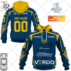 Personalized Metal Ligaen Herning Blue Fox Home Jersey 2324 Style Hoodie