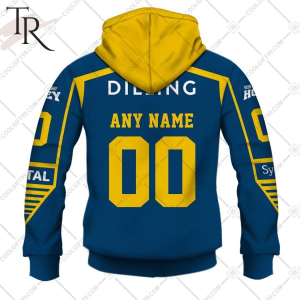 Personalized Metal Ligaen Herning Blue Fox Home Jersey 2324 Style Hoodie