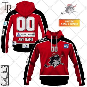 Personalized Metal Ligaen Frederikshavn White Hawks Home Jersey 2324 Style Hoodie