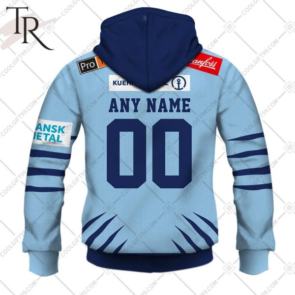 Personalized Metal Ligaen SonderjyskE Ishockey Home Jersey 2324 Style Hoodie