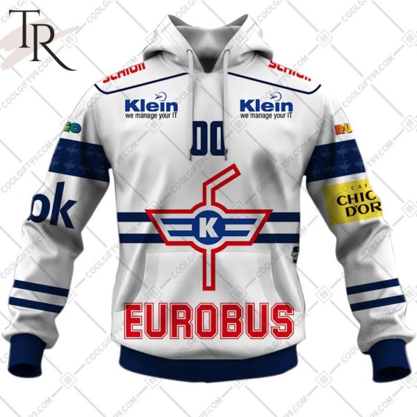 Personalized NL Hockey EHC Kloten Away Jersey Style Hoodie