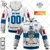 Personalized NL Hockey EHC Kloten Away Jersey Style Hoodie