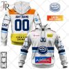 Personalized NL Hockey HC Ajoie Away Jersey Style Hoodie