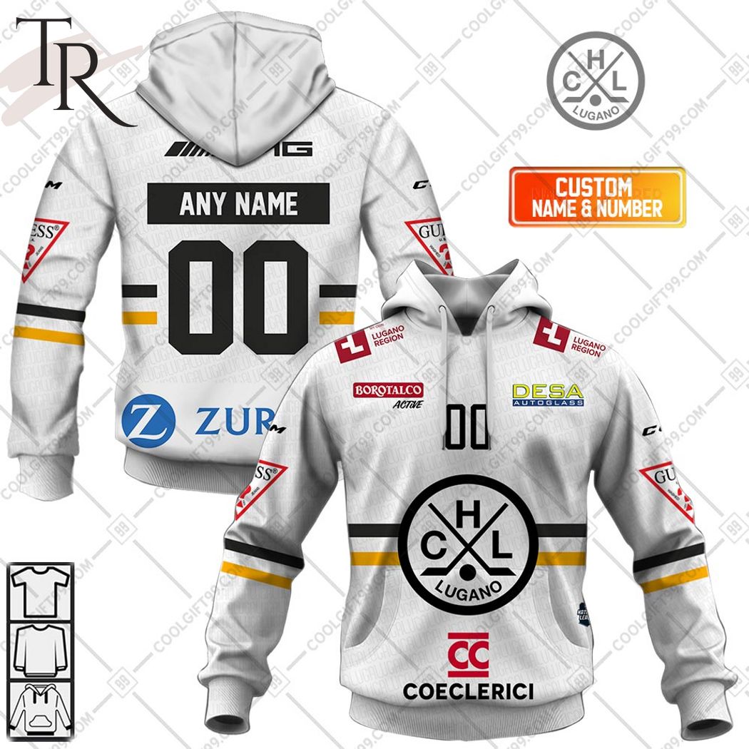 Personalized NL Hockey SCL Tigers Away Jersey Style Hoodie - Torunstyle