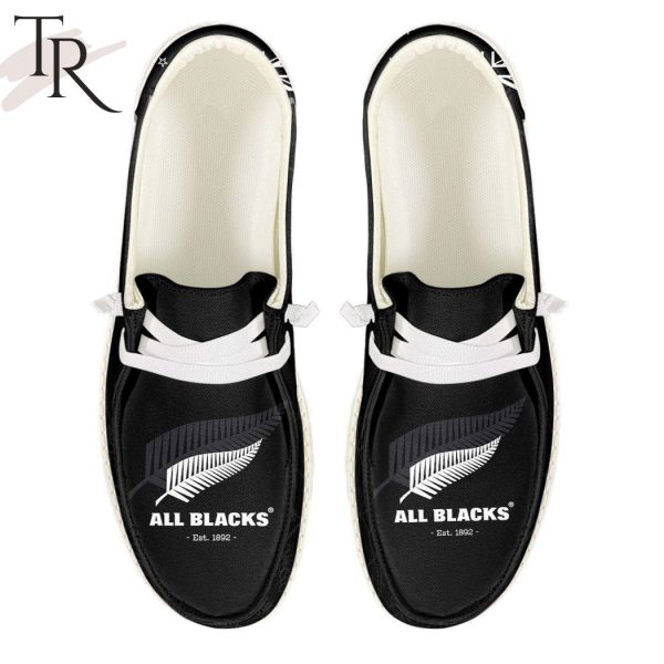 New Zealand x Rugby World Cup Custom Hey Dude Shoes
