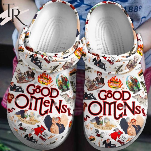 I Am Having A Moment Here Good Omens Clogs