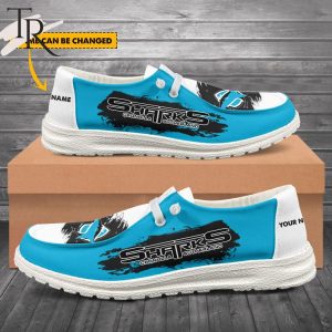 NRL Cronulla-Sutherland Sharks New Personalized Hey Dude Shoes Gift For Fans – Limited Edition