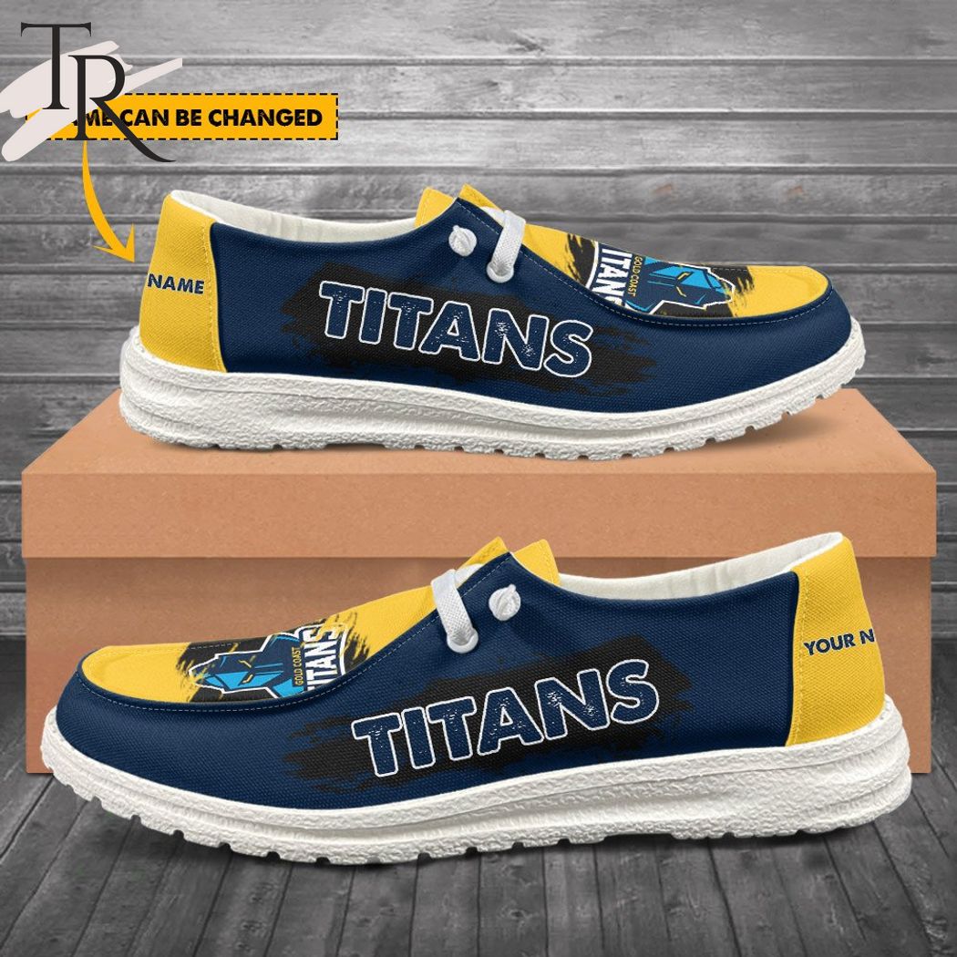 Gold Coast Titans Personalzied Name NRL Air Jordan 13 Shoes Best Gift Fans