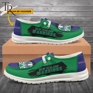 NRL New Zealand Warriors New Personalized Hey Dude Shoes Gift For Fans – Limited Edition