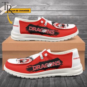 NRL St. George Illawarra Dragons New Personalized Hey Dude Shoes Gift For Fans – Limited Edition