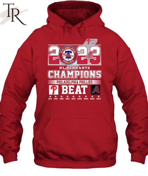 2023 NL Pennants Champions Philadelphia Phillies Beat Arizona Diamondbacks T-Shirt