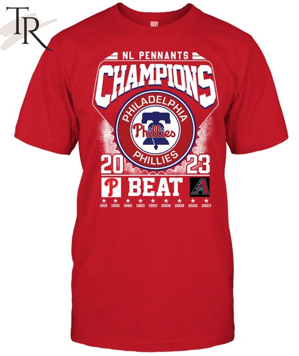 Phillies NLDS 2008 championship shirt - Gray in Large