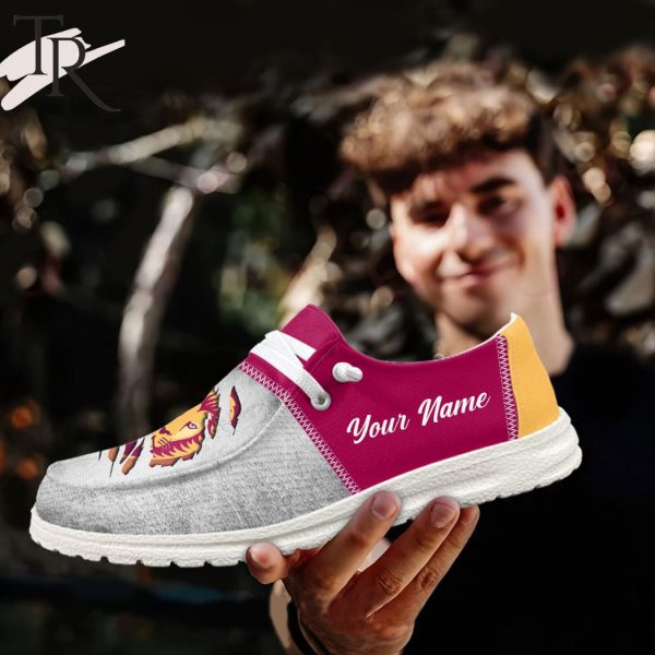 Personalized AFL Brisbane Lions Hey Dude Shoes For Fan – Limited Edition