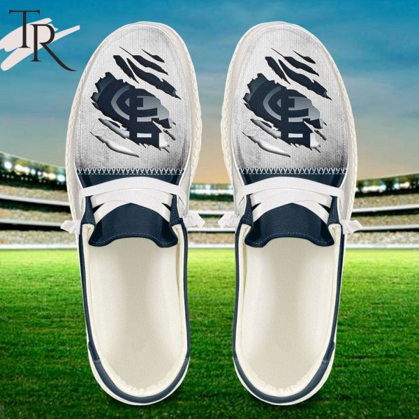 Personalized AFL Carlton Hey Dude Shoes For Fan – Limited Edition