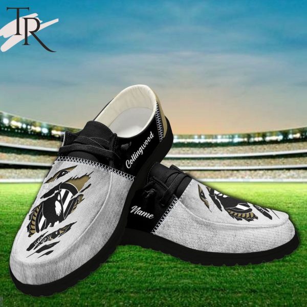Personalized AFL Collingwood Magpies Hey Dude Shoes For Fan – Limited Edition