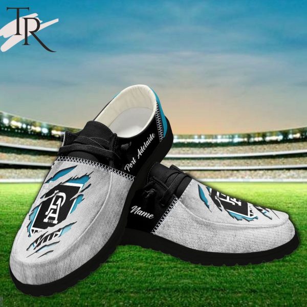 Personalized AFL Port Adelaide Hey Dude Shoes For Fan – Limited Edition