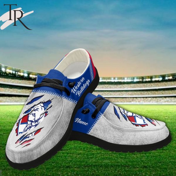 Personalized AFL Western Bulldogs Hey Dude Shoes For Fan – Limited Edition