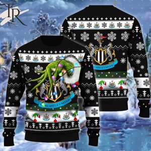 Newcastle United Grinch Hand Design Sweater