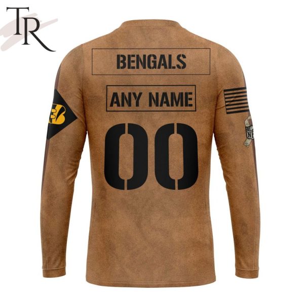 Personalized NFL Cincinnati Bengals Alternate Jersey Hoodie 2223