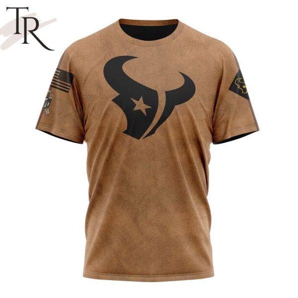 Houston texans salute outlet to service shirt