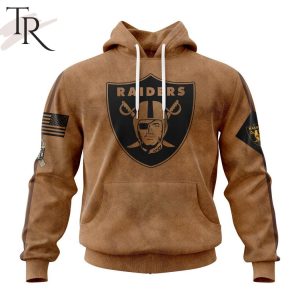 NFL Las Vegas Raiders Special Salute To Service For Veterans Day Full Printed Hoodie