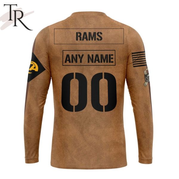 NFL Los Angeles Rams Special Salute To Service For Veterans Day Full Printed Hoodie