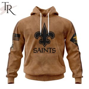 NFL New Orleans Saints Special Salute To Service For Veterans Day Full Printed Hoodie