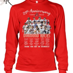 25th Anniversary 1998 – 2023 Diamond Backs Thank You For The Memories T-Shirt