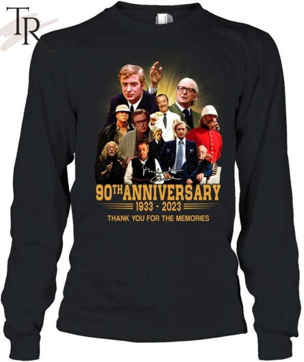 Michael Caine 90th Anniversary 1933 – 2023 Thank You For The Memories T-Shirt