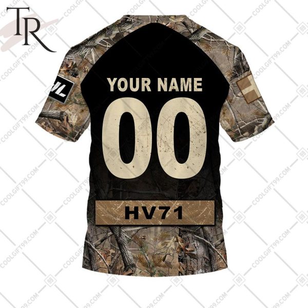 Personalized SHL HV71 Hunting Camo Style Hoodie