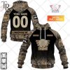 Personalized SHL Leksands IF Hunting Camo Style Hoodie