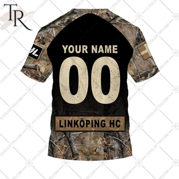 Personalized SHL Linkoping HC Hunting Camo Style Hoodie