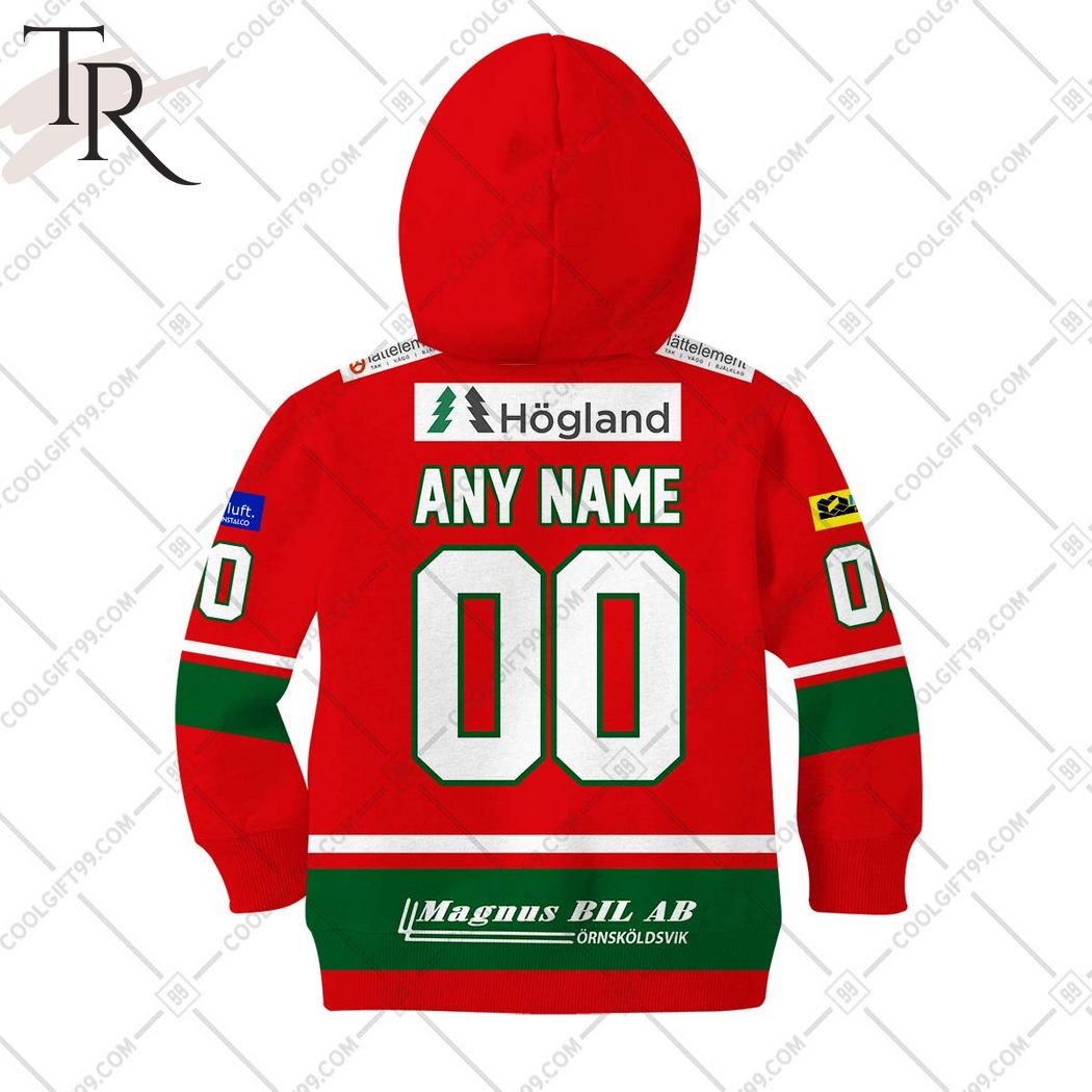Personalized SHL Modo Hockey Home Jersey Style Kid Hoodie