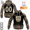 Personalized SHL Vaxjo Lakers Hunting Camo Style Hoodie