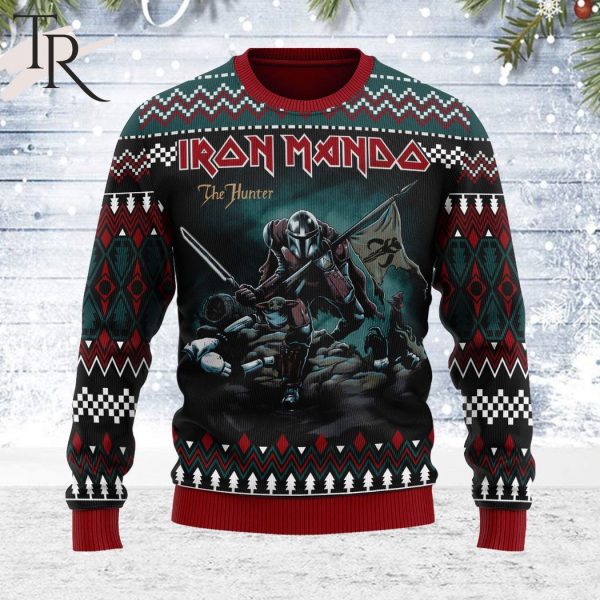 Iron Mando Star Wars Ugly Christmas Sweater T-Shirt Unisex For Men and Women