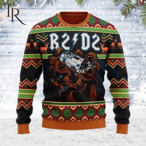 R2 D2 Funny Star Wars Unisex Ugly Christmas Sweater For Men and Women