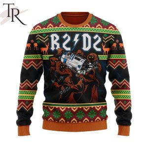 R2 D2 Funny Star Wars Unisex Ugly Christmas Sweater For Men and Women